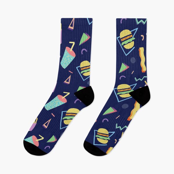 Item preview, Fast Food Memphis Style designed and sold by GoPolarisStudio.