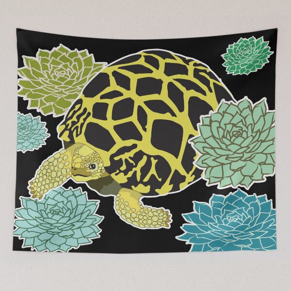 Item preview, Burmese Star Tortoise with Sempervivum designed and sold by Jedi-Artist.