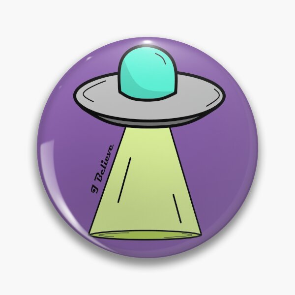 Item preview, "I Believe" Alien Spaceship designed and sold by Paint-ed.