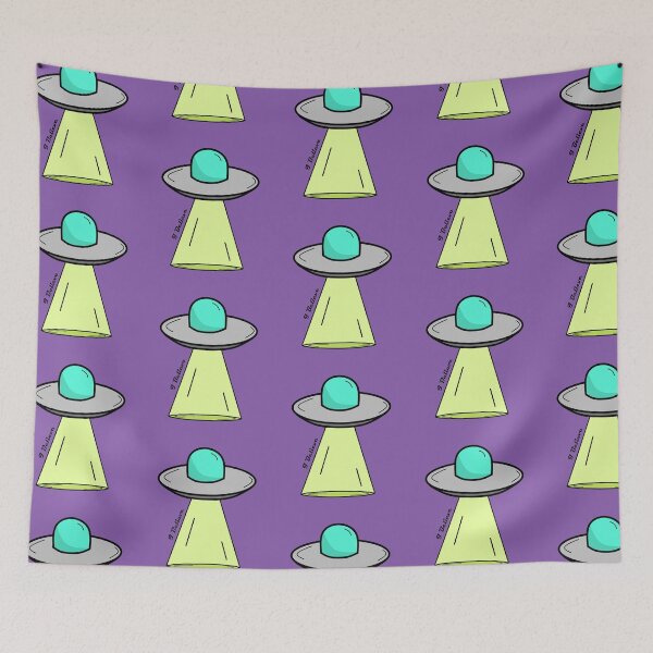 Item preview, "I Believe" Alien Spaceship designed and sold by Paint-ed.