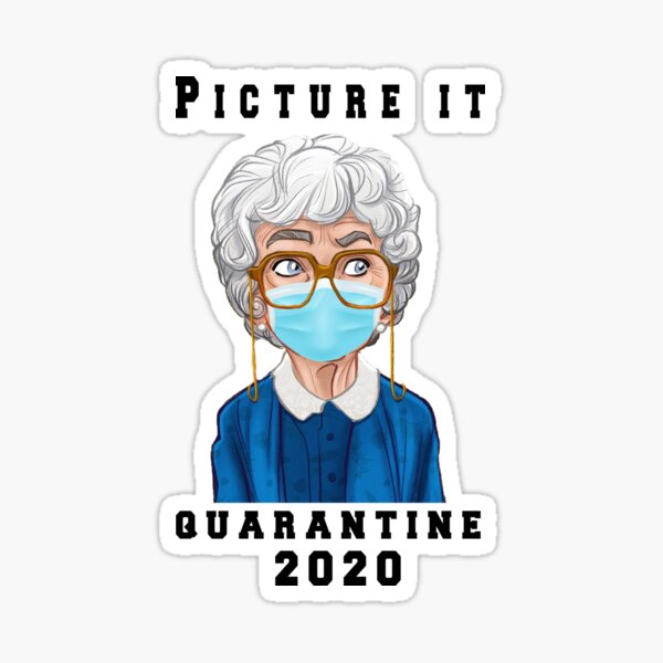 picture it quarantine 2020 Sticker