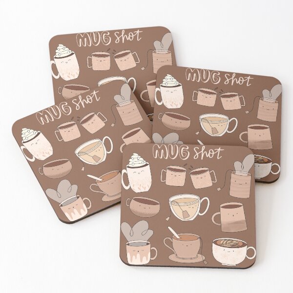 Item preview, Coffee and Tea “Mug Shot” designed and sold by Createbyrachel.