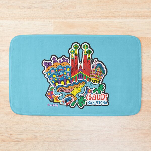 Item preview, Barcelona Magical Gaudi Mosaic Famous Lovely Day Design  designed and sold by Lovely Day.