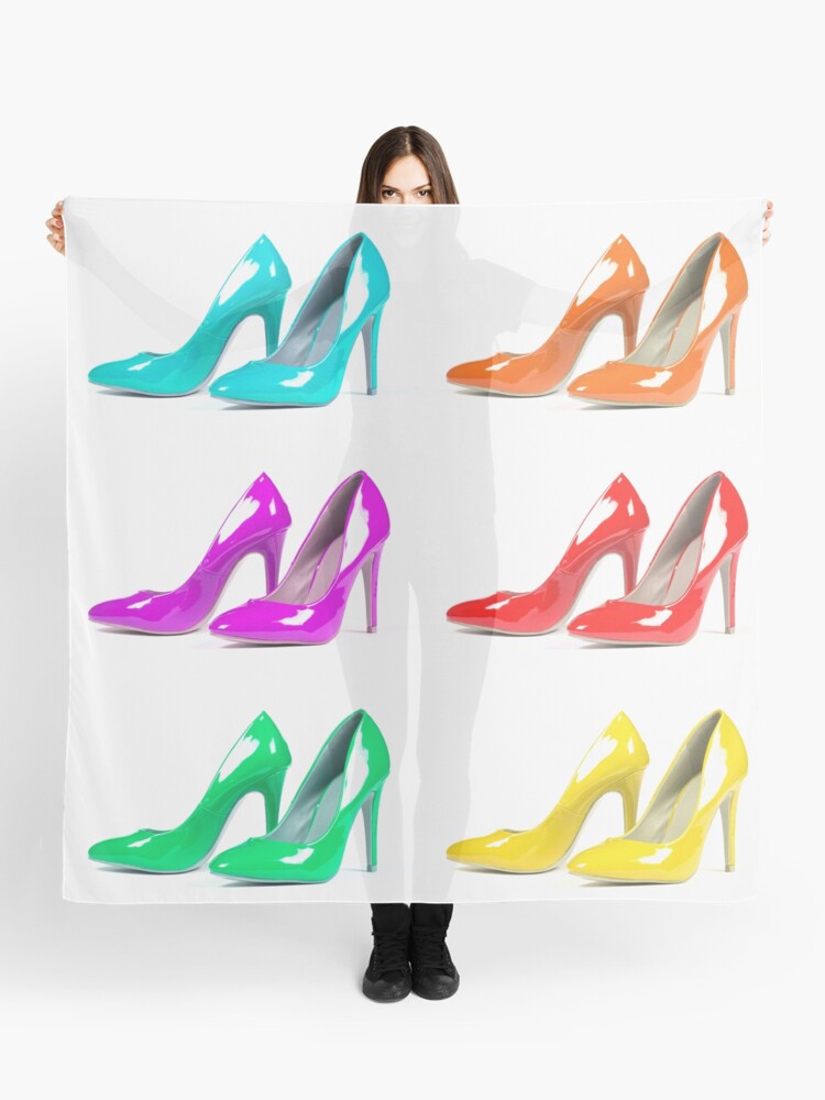 Zapatos Coloridos Para Mujeres. Tacones Altos Estiletto Para