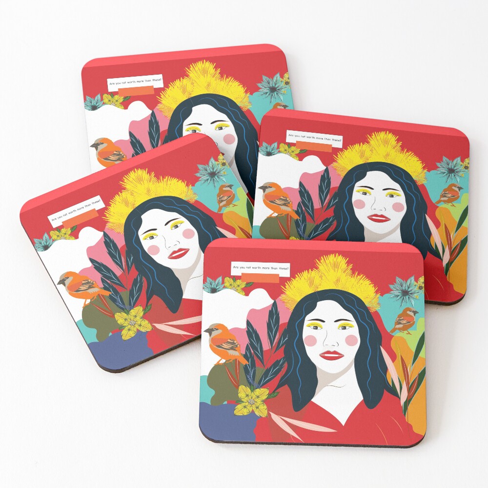 Item preview, Coasters (Set of 4) designed and sold by Createandchill.