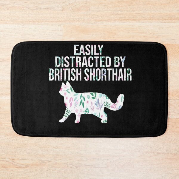 Item preview, easily distracted by british shorthair cat gift designed and sold by alaechamlal.