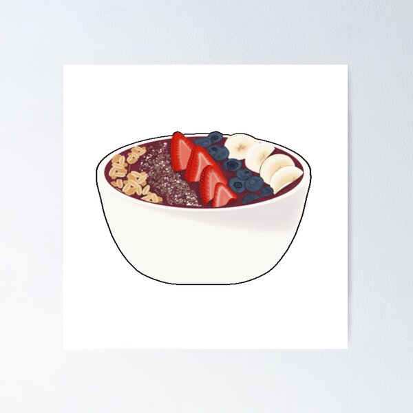 Item preview, acai bowl with fruit designed and sold by Maria Benvenuto.