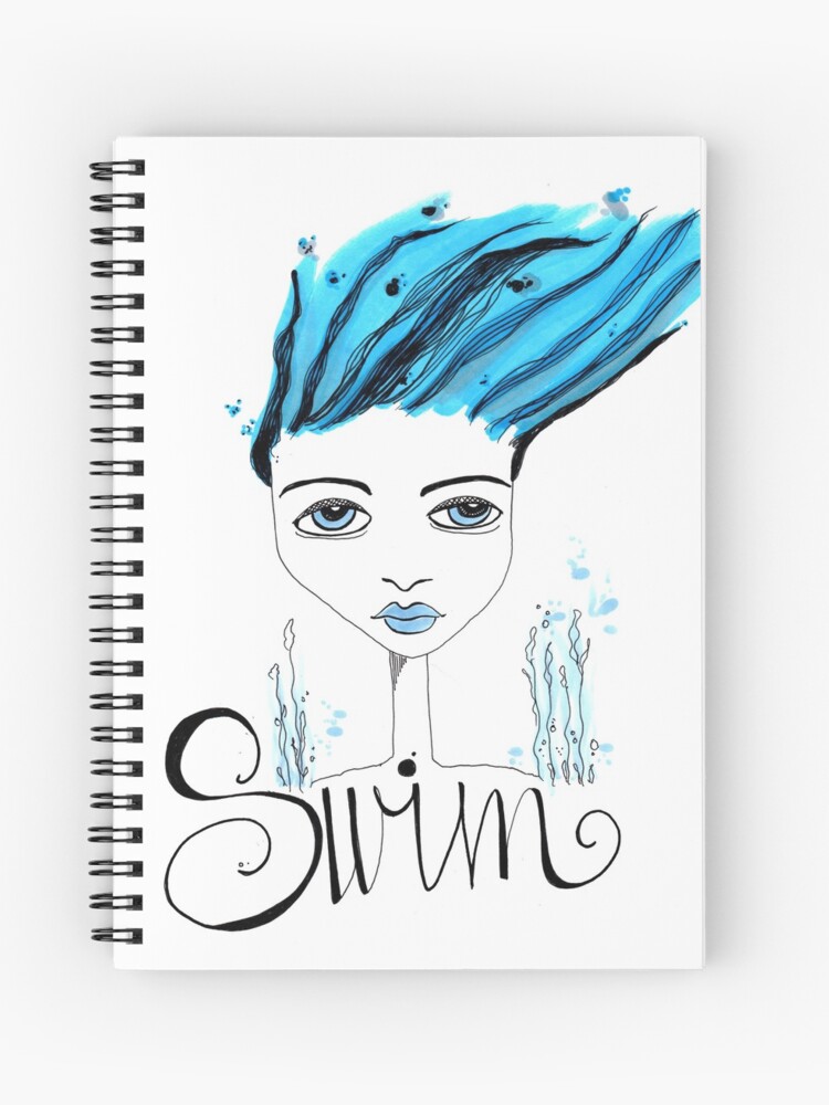 Thumbnail 1 of 3, Journal, Swim  designed and sold by lesinfin.