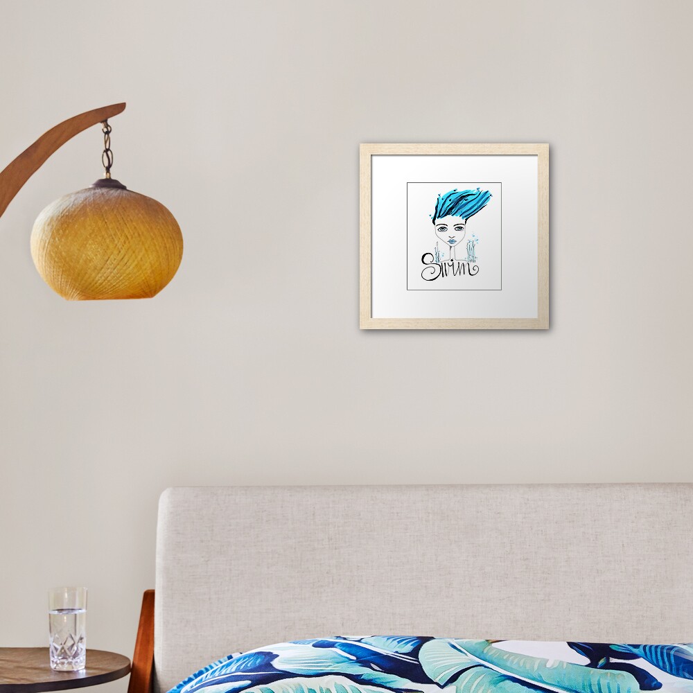 Item preview, Framed Art Print designed and sold by lesinfin.