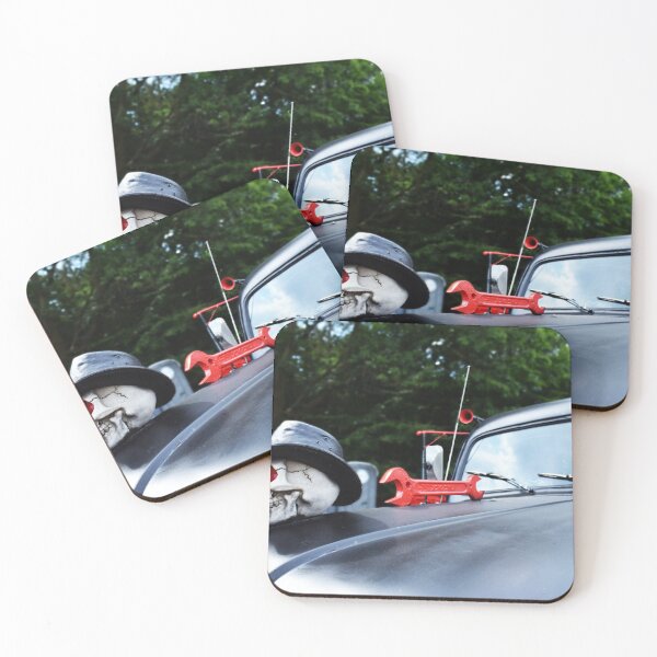Item preview, American Car Bonnet Skulls & Spanners designed and sold by LivingDeadGirlx.