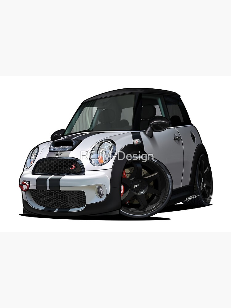 Mini Cooper S Art Board Print By Rcjm Design Redbubble