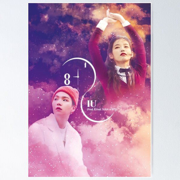 Item preview, IU AND YOONGI EIGHT A5 cover front designed and sold by iucheshire.