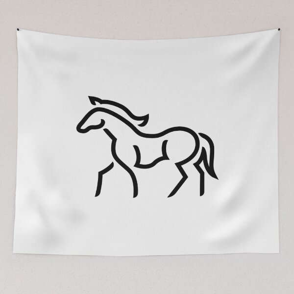 Item preview, Minimal Horse Logo designed and sold by HalpinDesign.