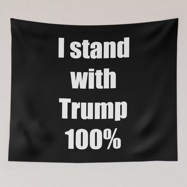 Item preview, I stand with President Trump 100% designed and sold by TrendsnHolidays.