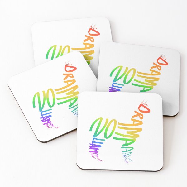 Item preview, No drama llama (rainbow) designed and sold by Bethan Morgan.