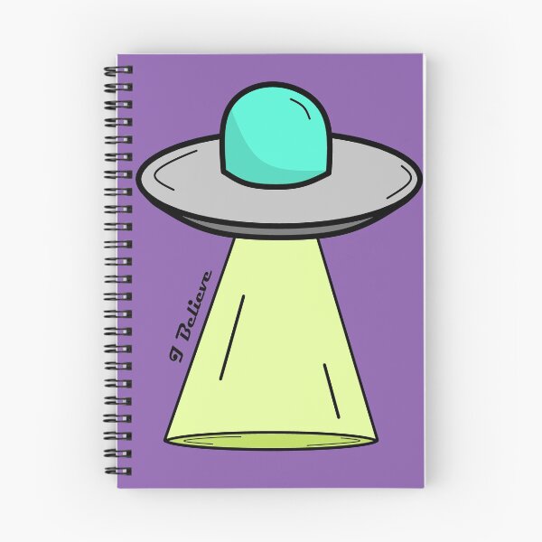 Item preview, "I Believe" Alien Spaceship designed and sold by Paint-ed.