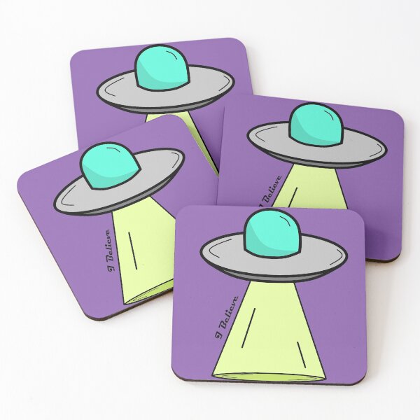 Item preview, "I Believe" Alien Spaceship designed and sold by Paint-ed.