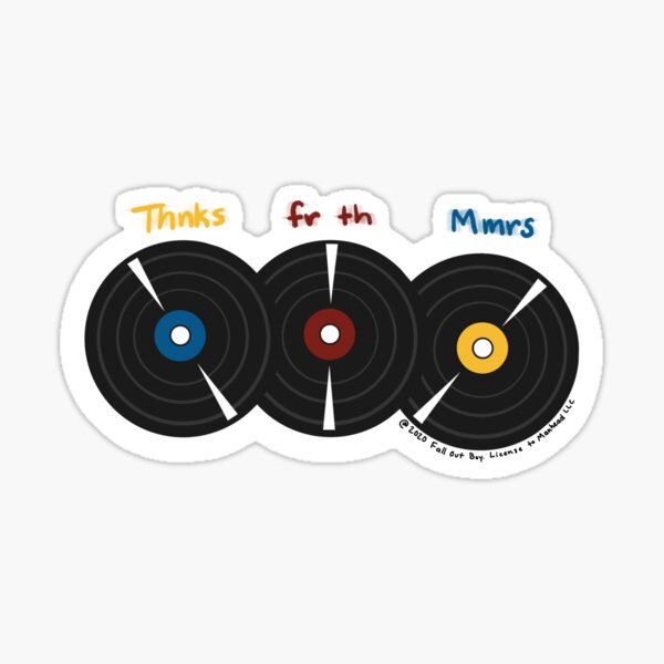 Thnks fr th Mmrs Sticker