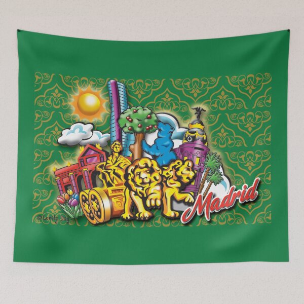 Item preview, Madrid Oso Emerald Green Famous Lovely Day Design designed and sold by Lovely Day.