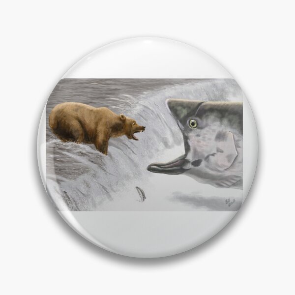 Item preview, Fishing for Bear Painting designed and sold by abbottoons.