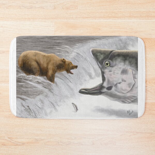 Item preview, Fishing for Bear Painting designed and sold by abbottoons.