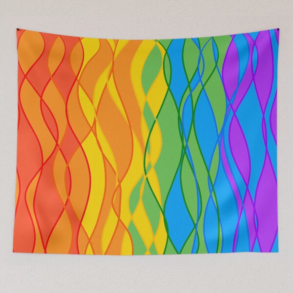 Item preview, Rainbow Wave designed and sold by Ragpamuffin.
