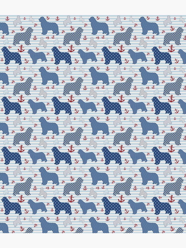 Nautical Newfie Pattern by itsmechris