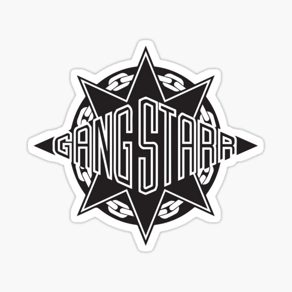 Gangstarr 90s Hip Hop Rap Sticker