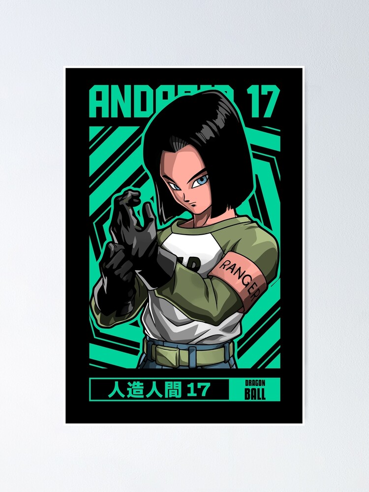 android saga poster, dragon ball z poster, anime poster