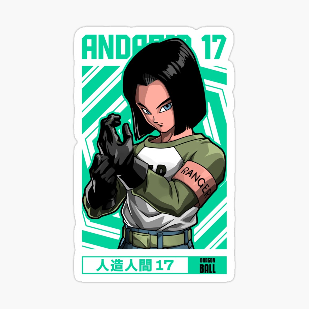 Película Adesivo Cartão Crédito e Débito Anime Dragon Ball Android 18 e 17  Top Excelente Qualidade