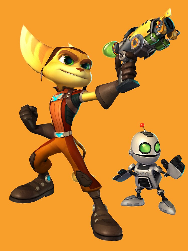 "Ratchet and Clank" T-shirt by slycooper2000 | Redbubble