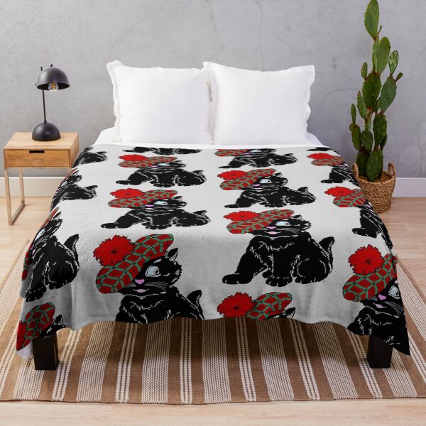 Item preview, Scottish Lucky Black Cat designed and sold by karwilberevivalcollection.