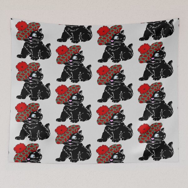 Item preview, Scottish Lucky Black Cat designed and sold by karwilberevivalcollection.