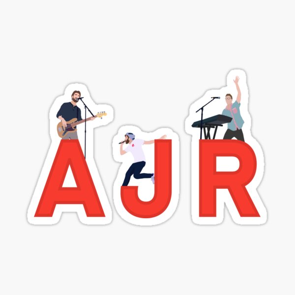 Ajr Songs Stickers Redbubble - ajr weak roblox id song catalog