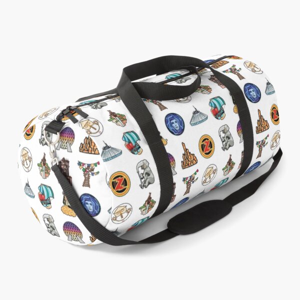 Ride Icon Pattern Duffle Bag