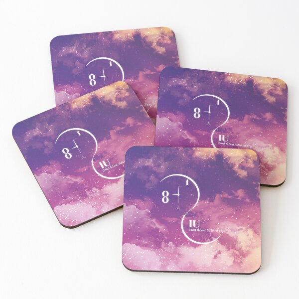 Item preview, IU AND YOONGI EIGHT A5 cover back designed and sold by iucheshire.