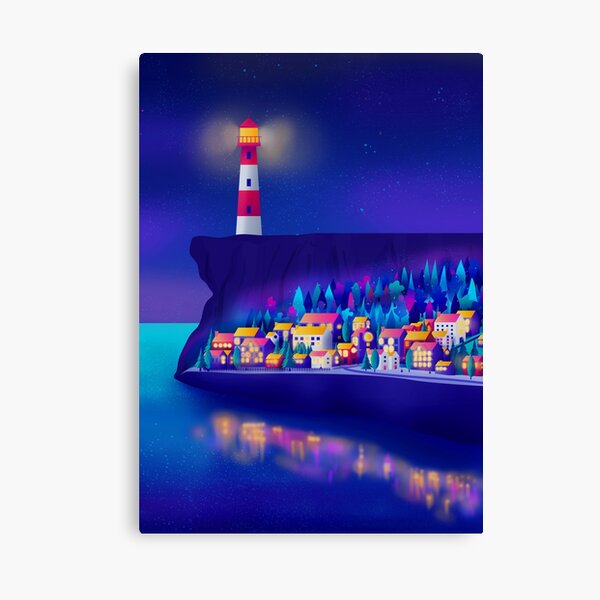 Item preview, Lighthouse and Cove Village designed and sold by Pantonia.