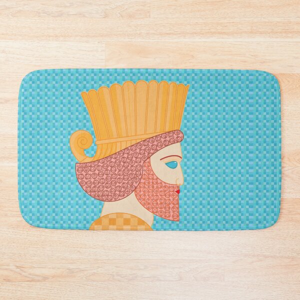 Item preview, Ancient Persian Warrior Pop Art designed and sold by Anna Lemos.