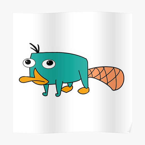 Perry the platypus Poster