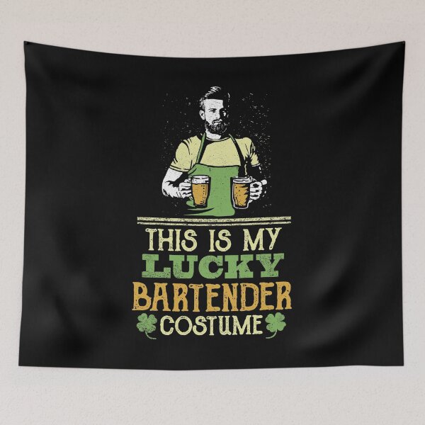 Item preview, St. Patrick's Day My Lucky Bartender Costume  designed and sold by haselshirt.