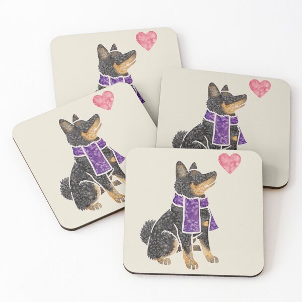 Item preview, Watercolour Shiba Inu (black and tan) designed and sold by animalartbyjess.