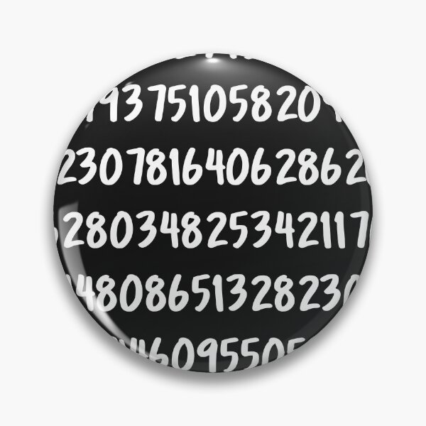 Item preview, Pi | 3.14 Math Numbers Pattern designed and sold by JuneJournal.