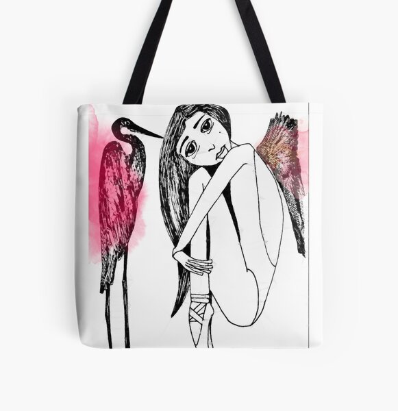 Birds of a Feather All Over Print Tote Bag