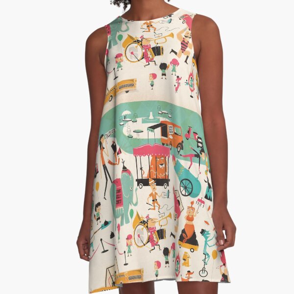 Ivan's Circus A-Line Dress