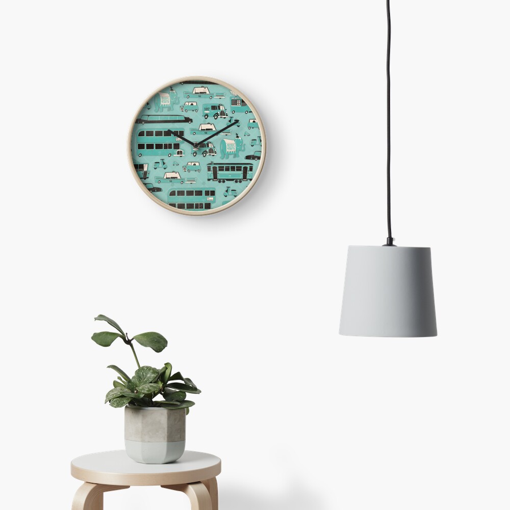Patrón de tráfico retro Reloj