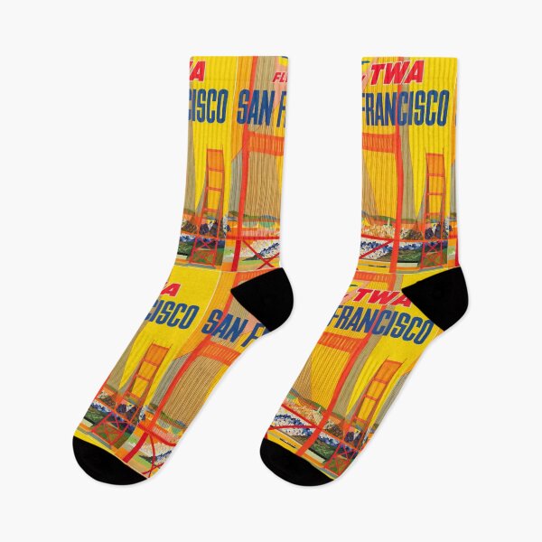 Item preview, San Francisco vintage travel poster designed and sold by stickart-marek.