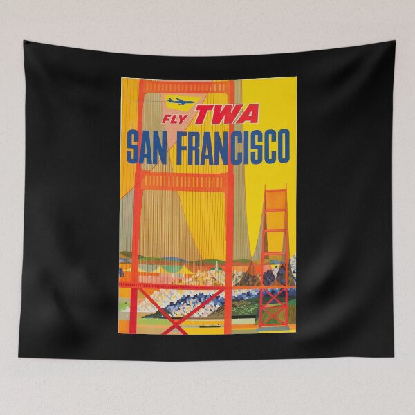 Item preview, San Francisco vintage travel poster designed and sold by stickart-marek.