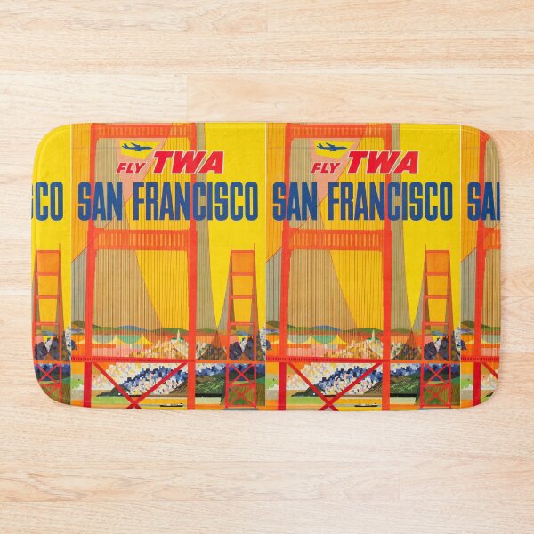 Item preview, San Francisco vintage travel poster designed and sold by stickart-marek.
