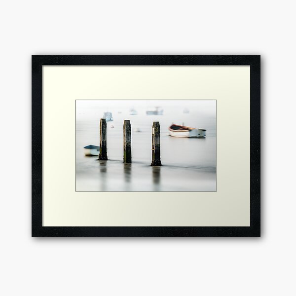 Three Posts Framed Art Print