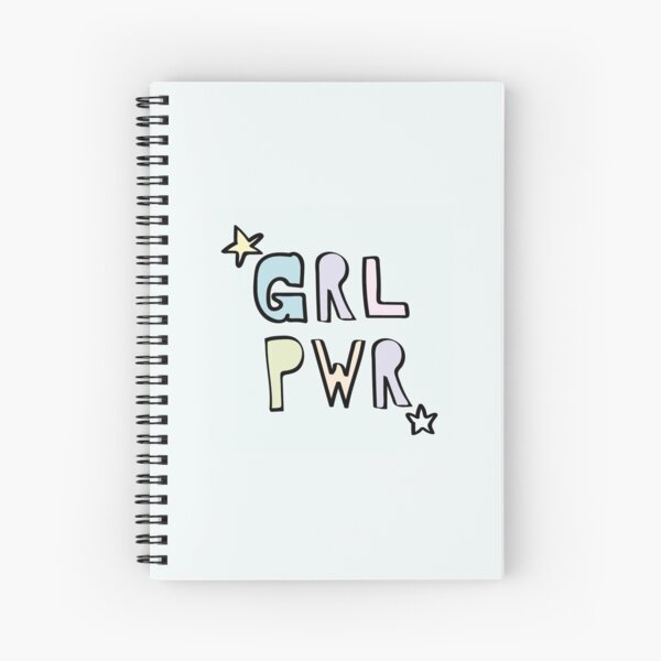 Grl Pwr / Feminism in Pastels Spiral Notebook